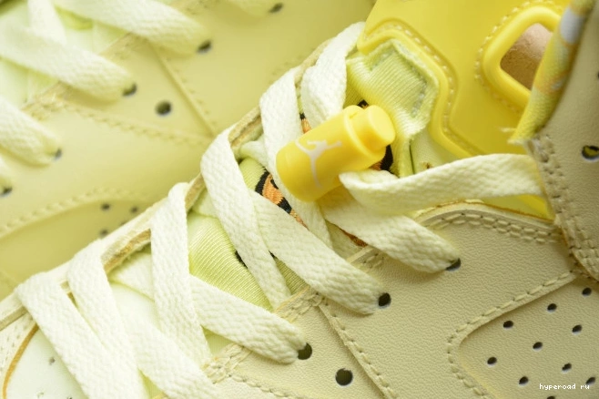 Floral Jordan Air (GS) Retro Yellow 6 543390-800 Dynamic 0606